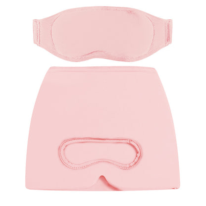 Ice Beanie Eye Mask and Neck Brace Cold Compress Set